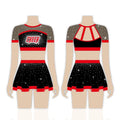 Custom Team Logo Short Sleeve Double Layer Flare Skirt Cheerleader Uniform for Youth&Adults Allstar Cheerleading