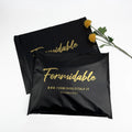Biodegradable Custom logo Printed Matte Black Packaging Bag Apparel Plastic Poly Mailers Envelope Plastic Shipping Mailing Bags
