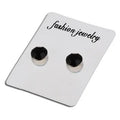 Wholesale High Quality 5*6mm Colorful Zircon Stud Earrings Fashion Simple Strong Magnet Stud Earrings for Boys and Girls