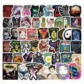 51Pcs Spoof Hip Hop Cool Graffiti Stickers Paper Decal Home Decoration Skateboard Luggage Laptop Die Cast Stickers