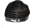 20/22/24/26/28 cm Heart-shaped Springform Pan with Removable Bottom Non-Stick Cake Pan Leakproof Cake Molds