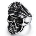 Fashion Statement Silver Vintage 316 Stainless Steel Personalized Rings Skull Ring CUSTOM Men Rings Jewelry Accessory