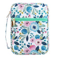 Custom Portable Fabric Bible Tote Cover with Durable Zipper and Handle Special Purpose Church Book Carrying Case