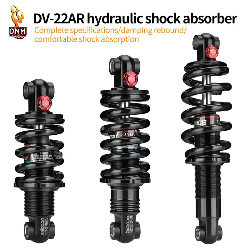 DNM DV-22AR Bicycle Rear Suspension 750lbs Spring Shock Absorber for Motorcycle MTB Pit Bike