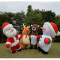 Hot!!! CE Inflatable Christmas Mascot Costume Big Snowman Deer and Santa Claus Costume Have in Stock for Sale