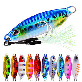 WEIHE 10g 15g 20g 30g 40g 50g Metal Fishing Bait Shore Casting Jig Lead Fish Sea Bass Metal Fishing Lure
