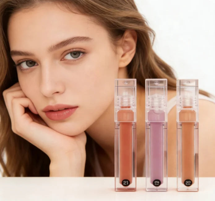 Custom Logo Shiny Liquid Lip Gloss Waterproof and Cruelty Free for Long-Lasting Lip Color