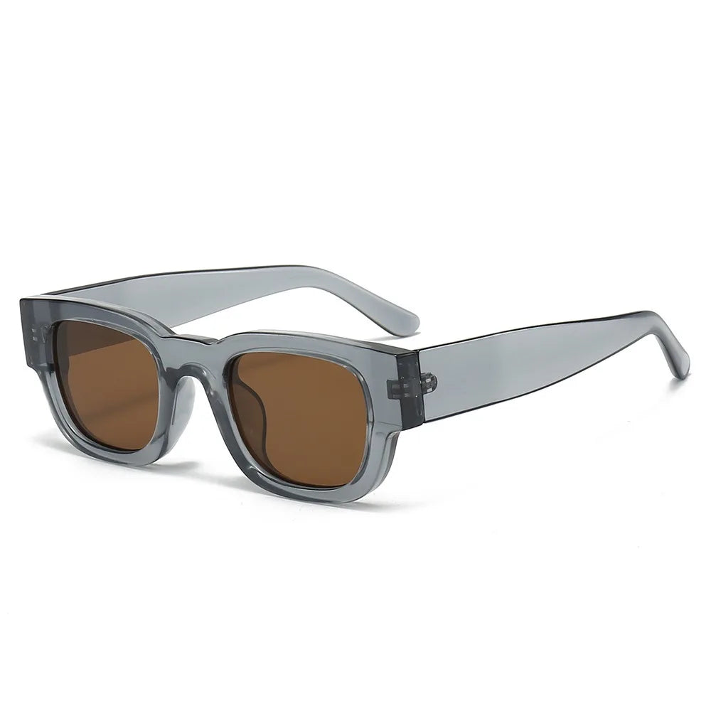 QSKY Fashion Design Small square Women Frame Sunglasses UV400 protection Futuristic Sunglasses Women 2024
