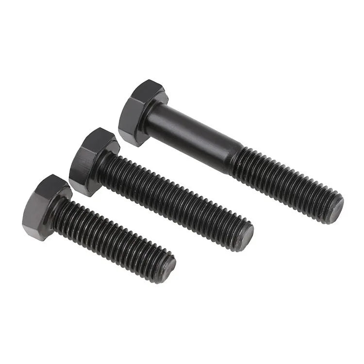 M8 M10 M12 M16 M20 M22 M24 M27 M30 DIN931 DIN933 Full Partial Thread Grade 8.8 10.9 12.9 Black Oxide Alloy Steel Hex Head Bolts