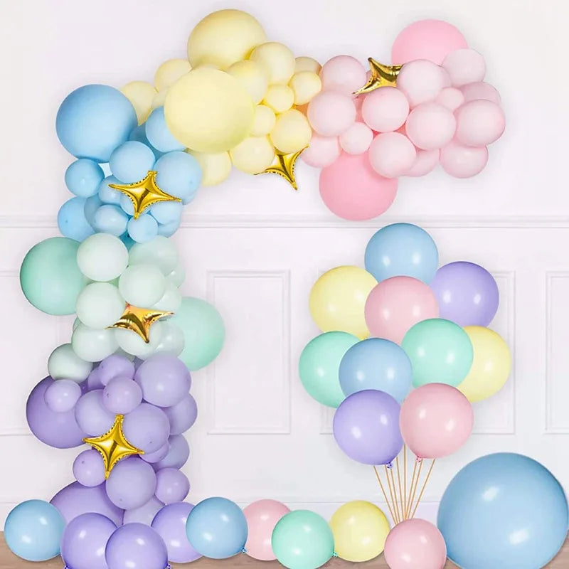 Macaron Theme Latex & Foil Balloon Garland Arch Kit High Quality Model HY006 for Baby Shower Wedding Birthday Party Decor