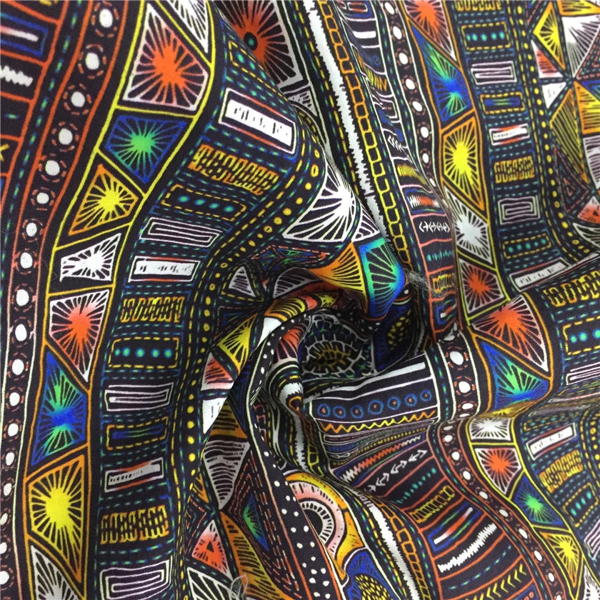 Hot Popular 100% Cotton Twill Fabric Popular Custom Printed Fabric Woven for Shirts dresses 140~150GSM