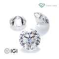 Ready to Ship 1.09ct VS1 Cut IGI Certified White Round Lab Grown Diamonds Loose Diamond Jewelry Setting