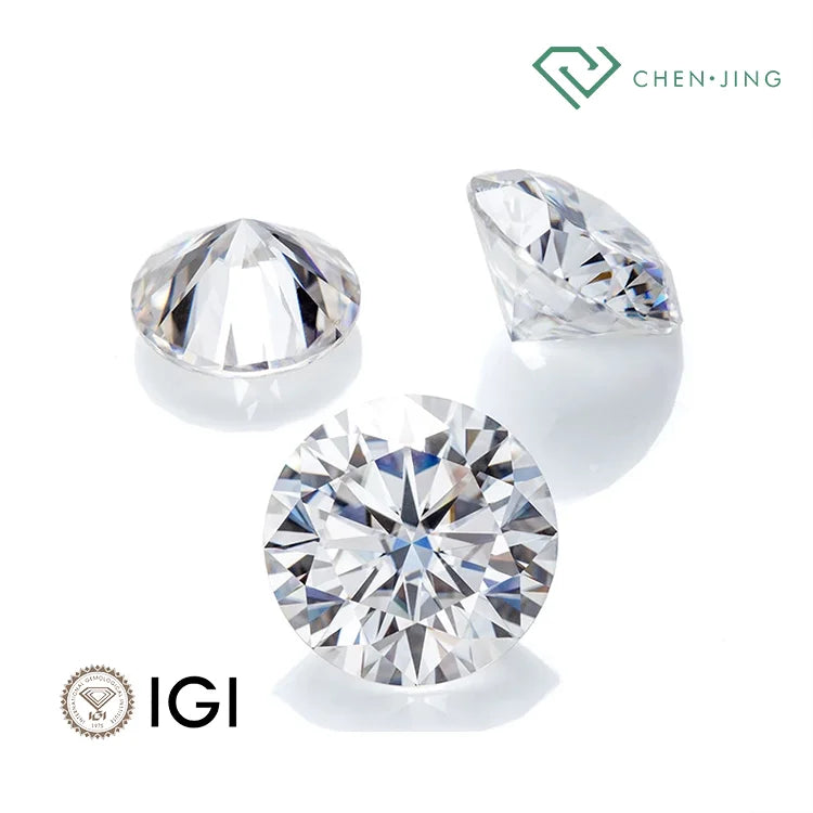 Ready to Ship 1.09ct VS1 Cut IGI Certified White Round Lab Grown Diamonds Loose Diamond Jewelry Setting