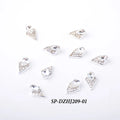 Wholesale Jewelry Metal Rhinestone Nail Charms Nail Art Diamond for Nail Accessories