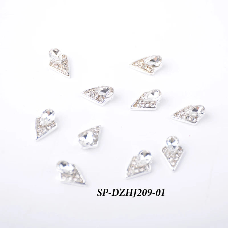 Wholesale Jewelry Metal Rhinestone Nail Charms Nail Art Diamond for Nail Accessories
