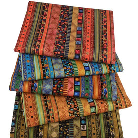 5pcs Woven Twill Style Eco-Friendly Washable Cotton Fabric Bundles Pre-Cut Patchwork Squares for DIY Craft Hand Sewing Art Home