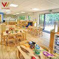 Montessori Wooden Table and Chair Set Classroom Kids Furniture Preschool Kindergarten Learning Desk Daycare Furniture Solutions