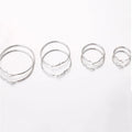 4cm 5cm 6cm 7cm Classical Filigree Circles Earrings Women Metal Hoop Earring Golden Silver Black