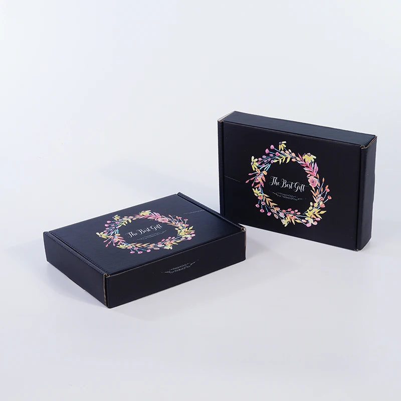 Recyclable Personalised Embossed Corrugated Mailer Gift Box for Face Cream Self Erecting Cosmetic Packaging with Luxury Finish