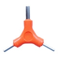 3 in 1 Trigeminal Carbon Steel Hex Key Set 2.5/3/4/5/6/8mm Metric Wrench for Bicycle Maintenance DIY Tools OEM Customizable