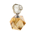 Luxury Empty Agate Essential Oil Bottle Natural Agate Crystal Perfume Bottle Exquisite Ornament