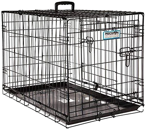 Factory Single Double Door Foldable Stainless Steel Pet Pen Indoor Dog Kennels Dog Crate Dog Cage
