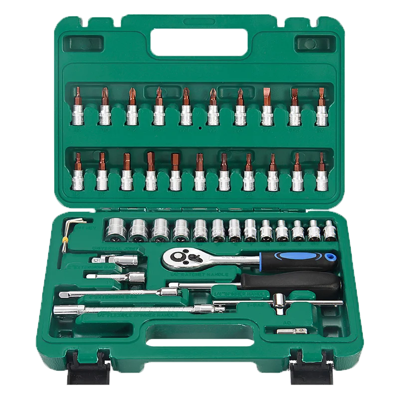 Tool Kit for Home Box 46pcs Lithium Electric Tool Set Professional Car Tools Set
