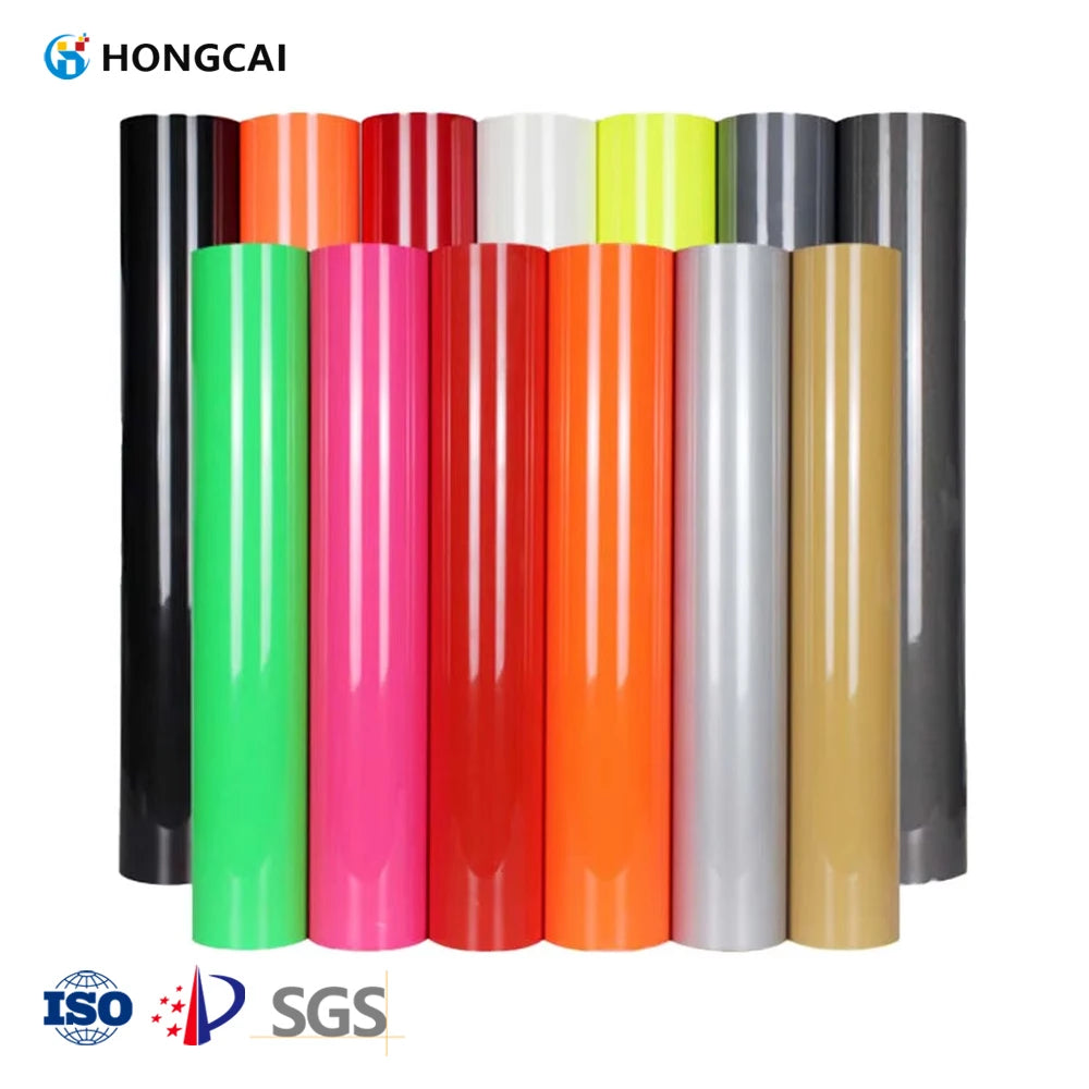 High Brightness Heat Transfer Vinyl Rolls 30CM Flexible PU Vinyl for Textile for Garment Print Transfer for Clothes Fabrics