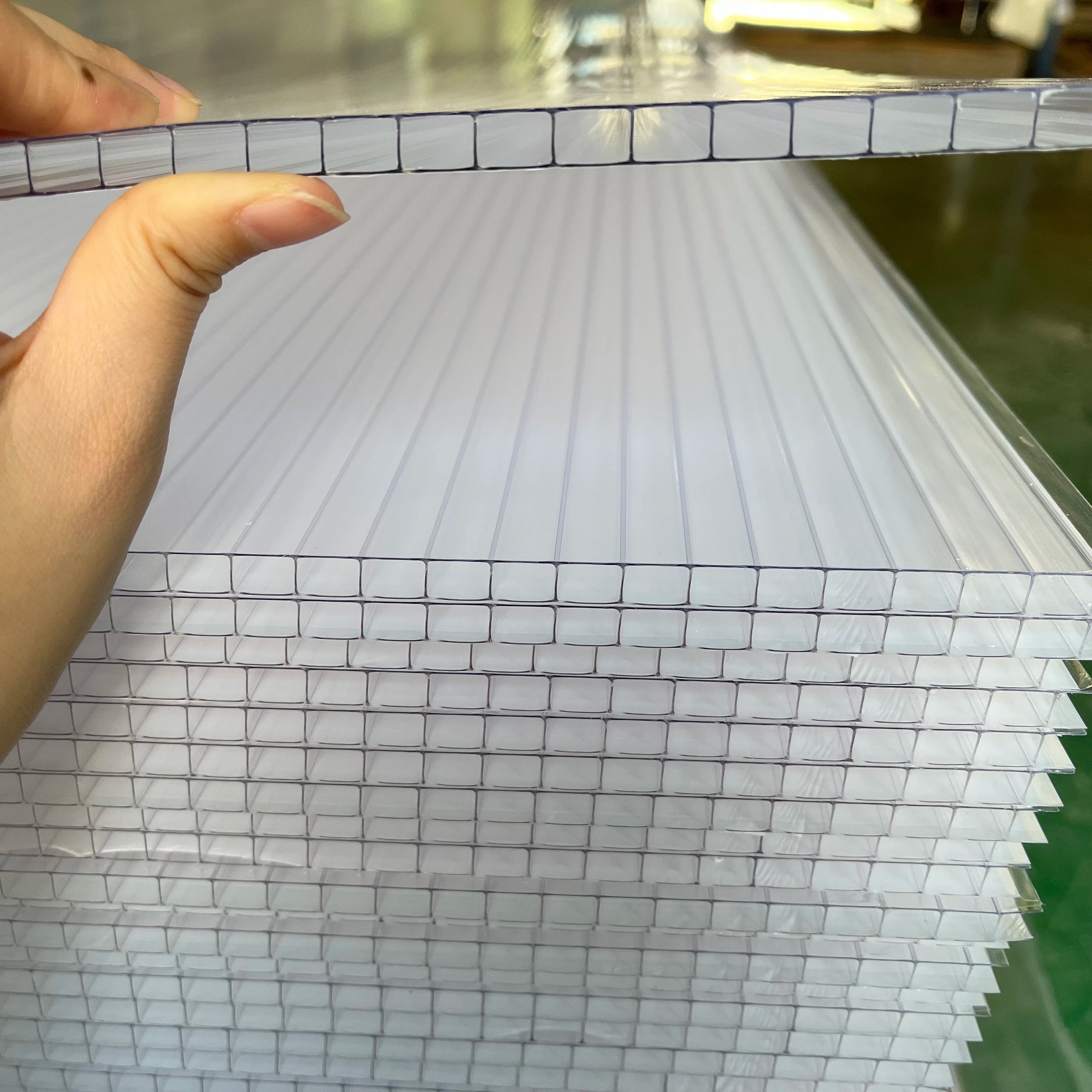 Clear Twinwall 8mm/10mm Solar Sheet Polycarbonate for Roof