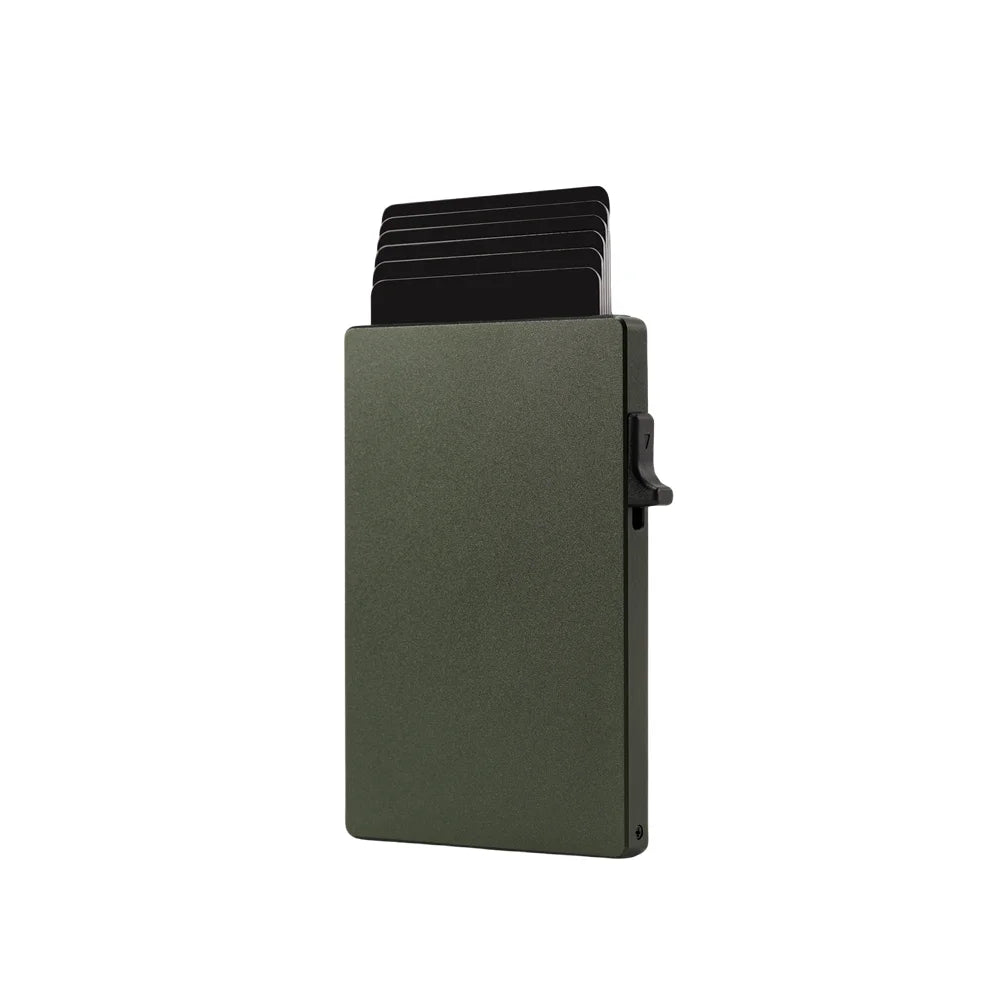 Minimalist RFID Anti-Skimming Aluminium Alloy Wallet Custom Made with Logo for Holding Bank & Credit Cards