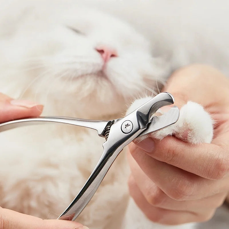 New Arrival Dog Nail Clippers Professional Pet Nail Clipper All Steel Material Ergonomic Non-Slip Handle for All Dogs Cats