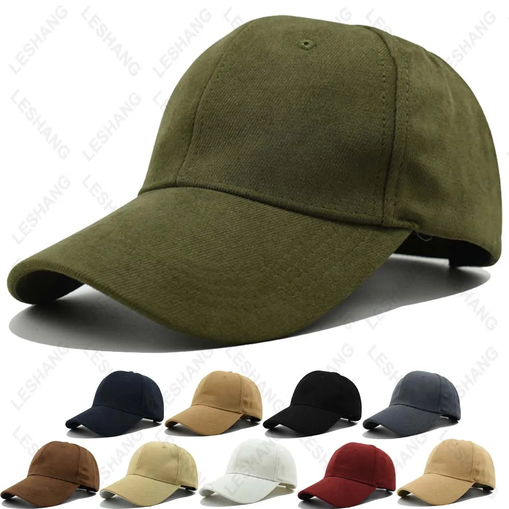 Wholesale Custom Logo Embroidery Canvas Sporty 6-Panel Adjustable Baseball Caps