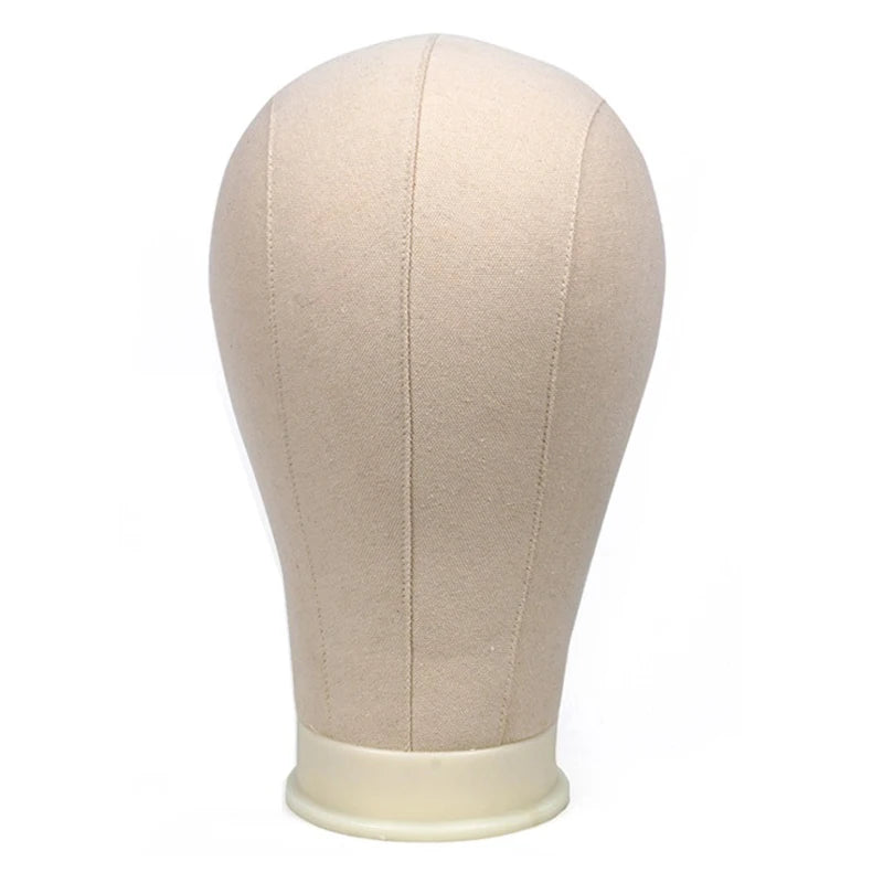 Canvas Model Wood Chip Head Color Wrapped Cloth Prickable Needle Cork Wig Head