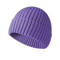 Wholesale Stock Acrylic Warm Plain Winter Hat Custom Unisex Sport Short Cuff Knit Fisherman Beanie