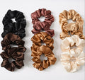 Satin Hair Ties Ponytail Holder Satin Silk Scrunchies for Hair