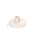 2026 Modern ceramic candlestick holder handcrafted decoration short taper candle holder stand