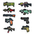 Tactical Morale 3D PVC Rubber Hook and Loop Gun Bazooka Model Tactical Patches