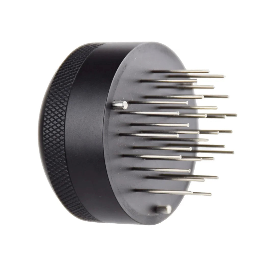New Design 51 53 58mm Stainless Steel Espresso Coffee Needle Tamper Distributor