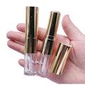 6ml Gold Silver Rose Gold Lip Gloss Tube Circular Lip Gloss Lipstick Tube Bottled Separately
