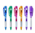 Customized Logo Sports LED Promotional Plastic Pen UV Printing 1.0mm Write Smoothly Cheap Price Good Quality