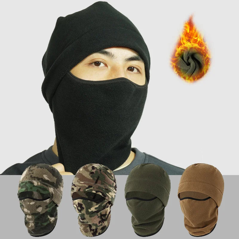 Winter Windproof Warmer Polar Fleece Balaclava Custom Logo Full Facemask Thermal Cycling Ski Mask
