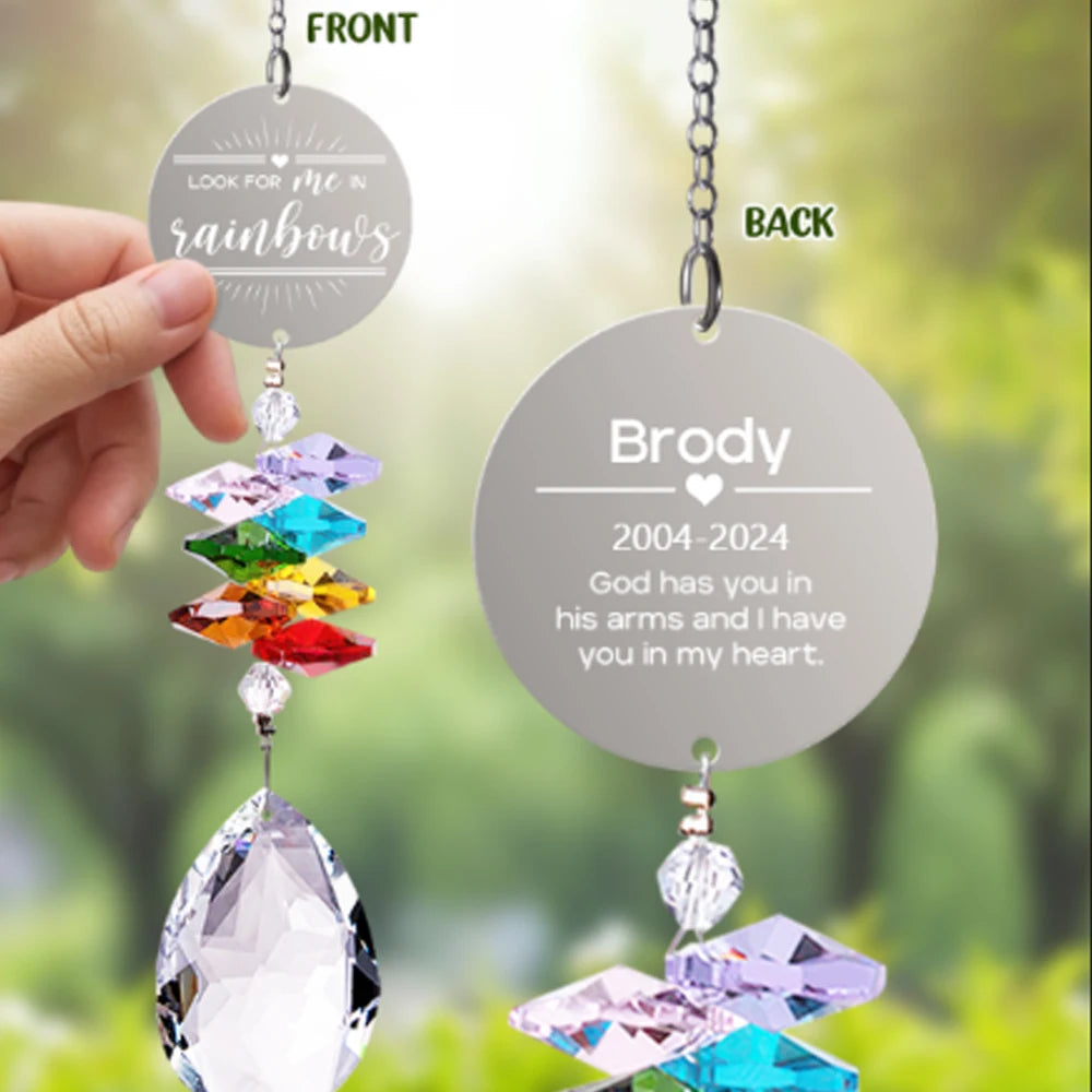 Customized Aluminum Christmas Ornaments Sublimation Blanks Hanging Crystal Gift Decorations