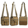 New Men's Crossbody Bag Bulk Wholesale Multi-Pocket Sling Pack Sporty Water Bottle Holder Shoulder Bag for Hiking Gym & Casual