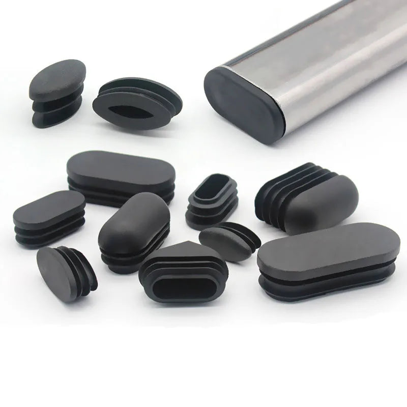 25mm Reusable Round Plug for Metal Tubes Furniture Pads Pipe/Tubing End Cap Plastic Glide Insert for Easy Gliding