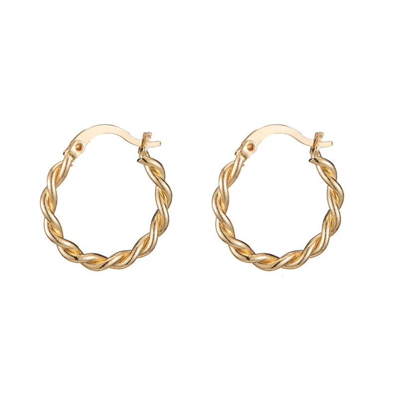 Wholesale 925 Silver Round  Dangle Hoop Earring for Women Fashion Jewelry New Design Hot Sale Earrings