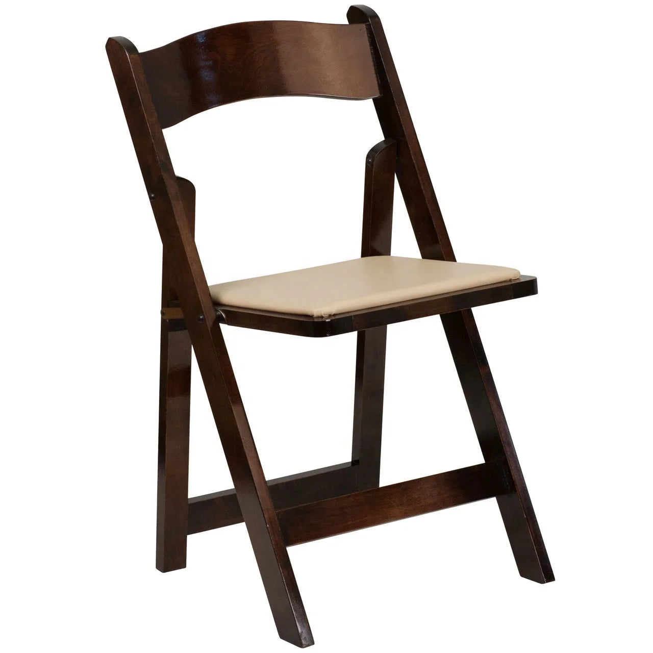 Wholesale  Fruitwood Wooden Folding Chairs for Dining Wedding
