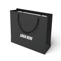 Slogan Customized Custom Print Shopping Made Paper Bags With Made Your Own logo