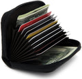 Custom Logo Business Credit Card Holder Pu Leather Secure Blocking Card Rfid Minimalist Wallet