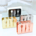 Small Quantity Ready to Ship Metal Napkin Paper Holder Tabletop Freestanding Tissue Dispenser for Kitchen & Dining Table