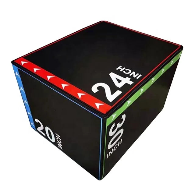Commercial Fitness Gym Equipment SUNSHINE SSOT133 Foam PU Leather Plyometric Jump Box-Durable Fashionable Soft Plyo Box Custom